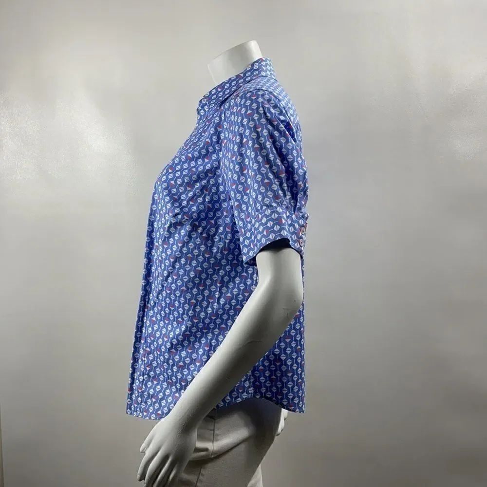 3For$20 Talbots Geometric Print Top Size: 14WP - Picture 2 of 6